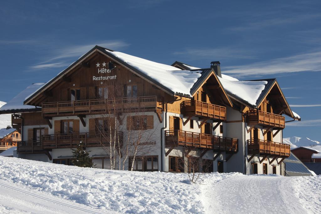 Chalet-Hotel Le Beausoleil, The Originals Relais Fontcouverte-la-Toussuire Экстерьер фото