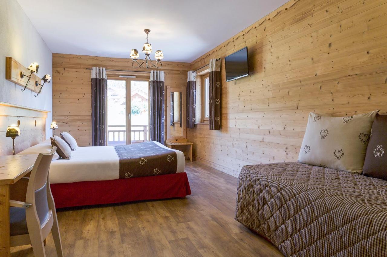 Chalet-Hotel Le Beausoleil, The Originals Relais Fontcouverte-la-Toussuire Экстерьер фото